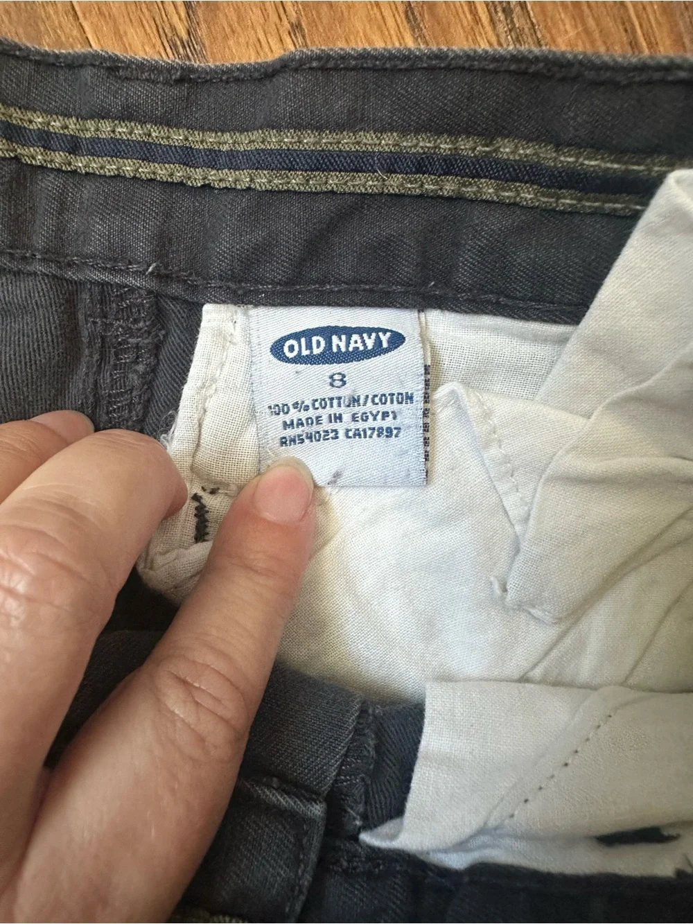 Old Navy Boys Cargo Shorts 3 pairs - size 8